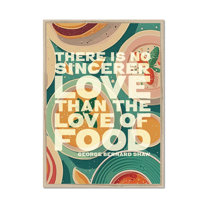 Food Quote Print