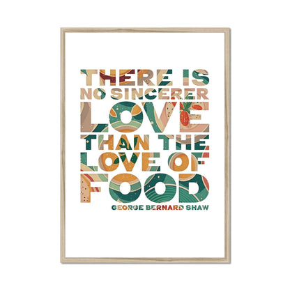 Food Quote Print