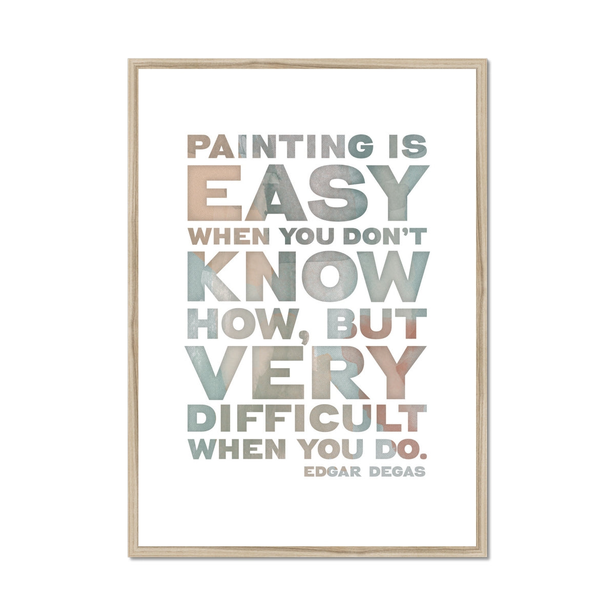 Painting Quote Print