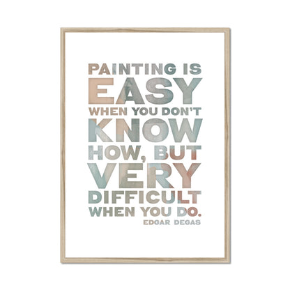 Painting Quote Print