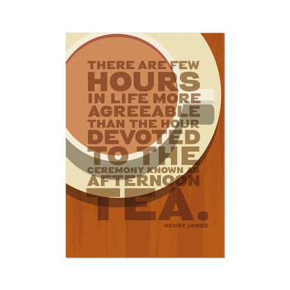 Tea Quote Print