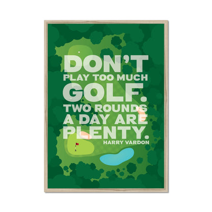 Funny Golf Quote Print