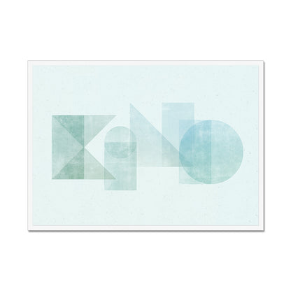 KIND - Geometric Typography Print