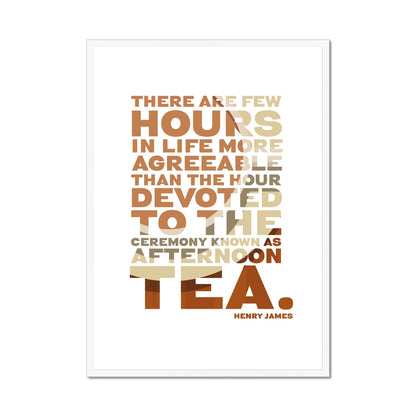 Tea Quote Print