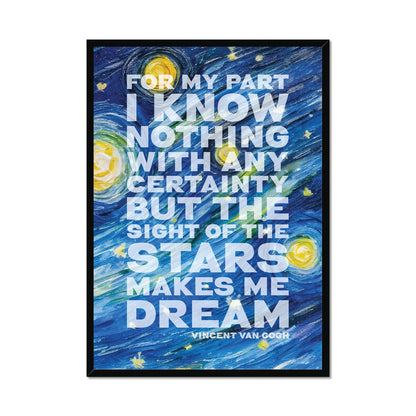 Van Gogh Quote Print