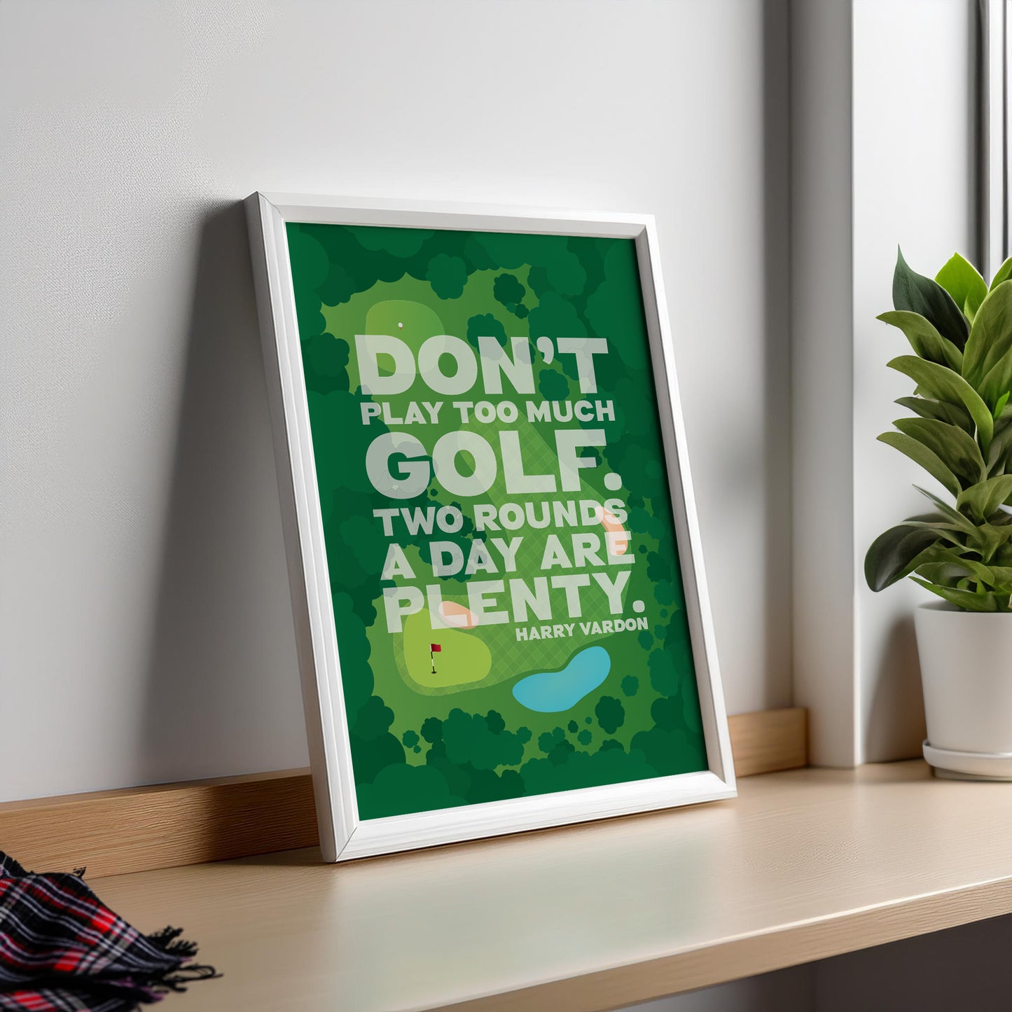 Funny Golf Quote Print