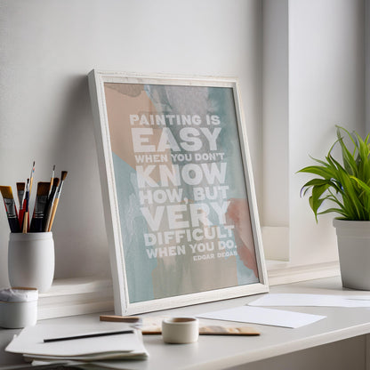 Painting Quote Print