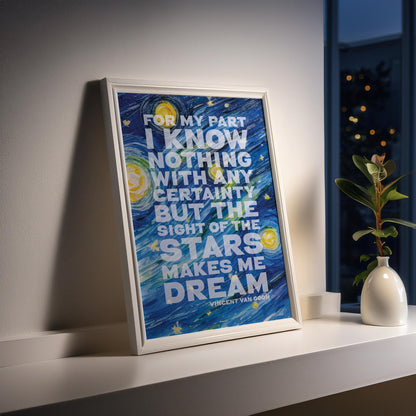 Van Gogh Quote Print