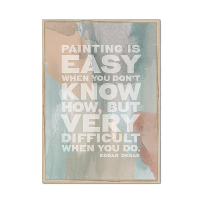 Painting Quote Print