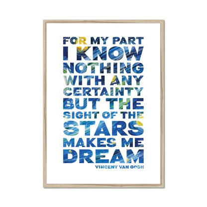 Van Gogh Quote Print