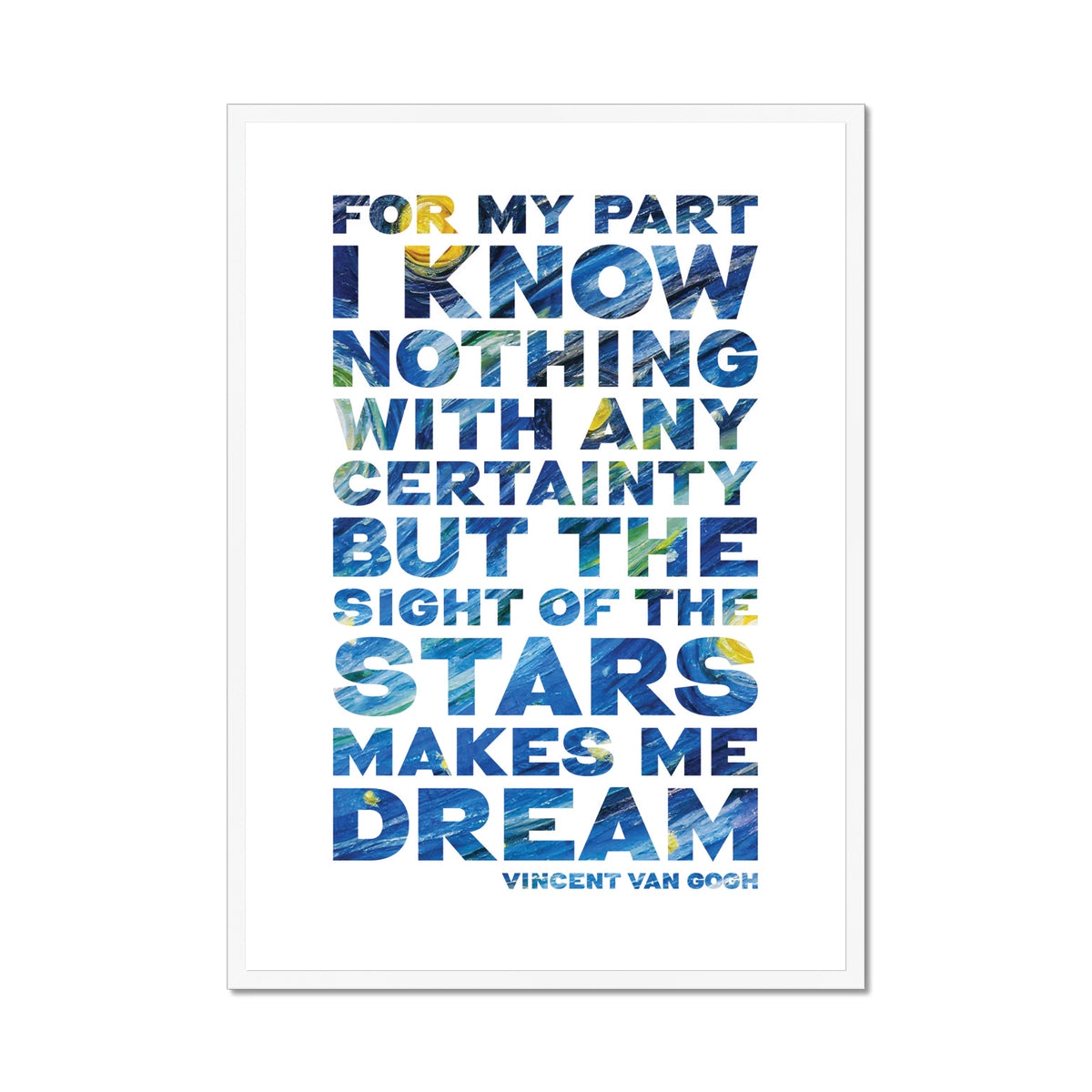 Van Gogh Quote Print