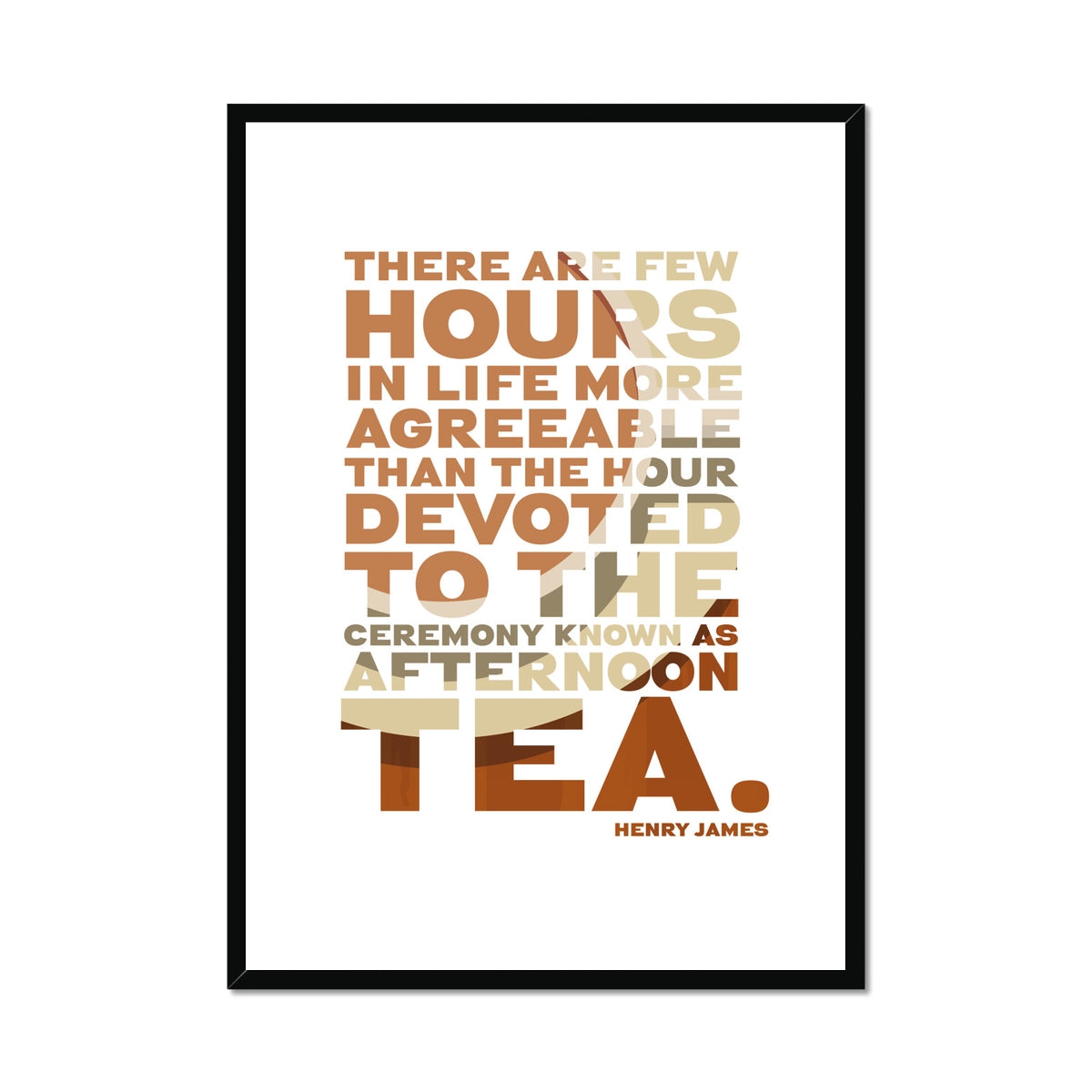 Tea Quote Print