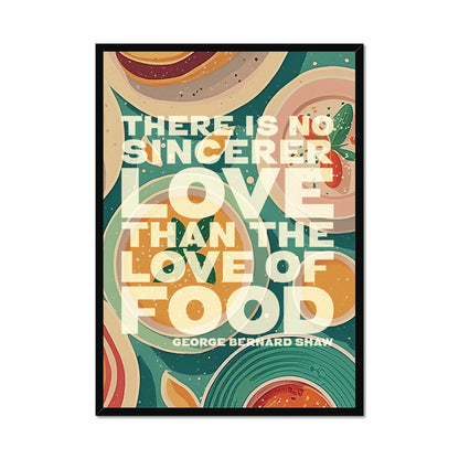 Food Quote Print