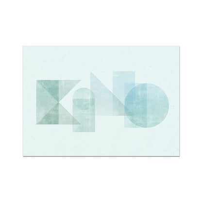 KIND - Geometric Typography Print