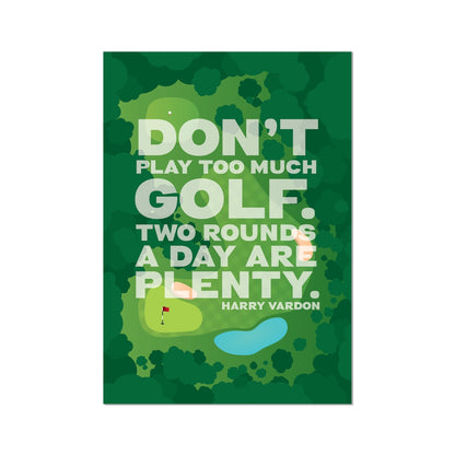 Funny Golf Quote Print