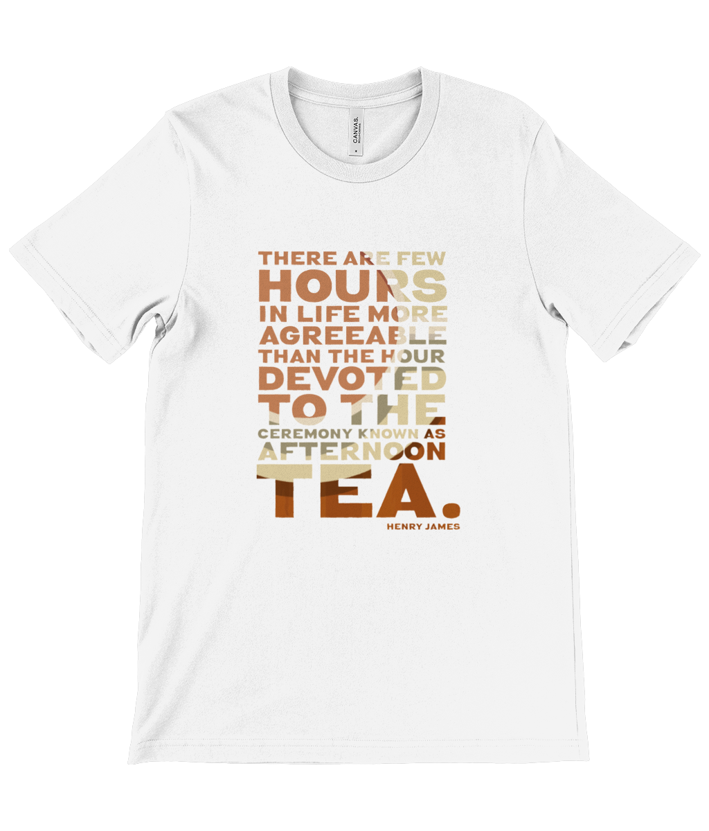 Canvas Unisex Crew Neck T-Shirt - TEA quote